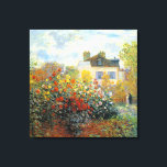 Garden of Monet at Argenteuil Fine Art Canvas Afdruk<br><div class="desc">De tuin van Monet in Argenteuil is een schilderij van de Franse kunstenaar Claude Monet c.,  die een schilderij van het impressionisme is. 1873,  met een mooie tuin met zijn vrouw en een mooie tuin op de achtergrond.</div>