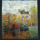 Garden of Monet at Argenteuil Fine Art Douchegordijn<br><div class="desc">The Garden of Monet at Argenteuil is an Impressonism landscape painting by French artist,  Claude Monet,  c. 1873 showing a beautiful garden with he and his wife standing together in the background.</div>