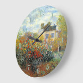 Garden of Monet at Argenteuil Fine Art Grote Klok (Hoek)