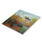 Garden of Monet at Argenteuil Fine Art Tegeltje (Zijkant)