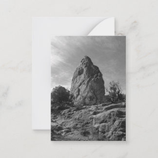 Garden of the Gods Colorado Boulder Foto Notitiekaartje