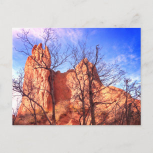 Garden of the Gods Colorado Park Foto Briefkaart