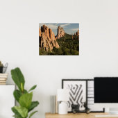 Garden of the Gods Historische Site Poster (Thuiskantoor)