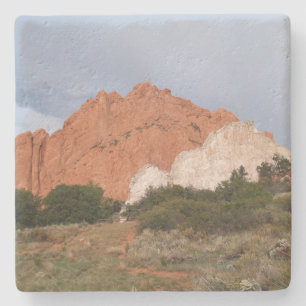 Garden of the Gods in Colorado Square Coaster Stenen Onderzetter
