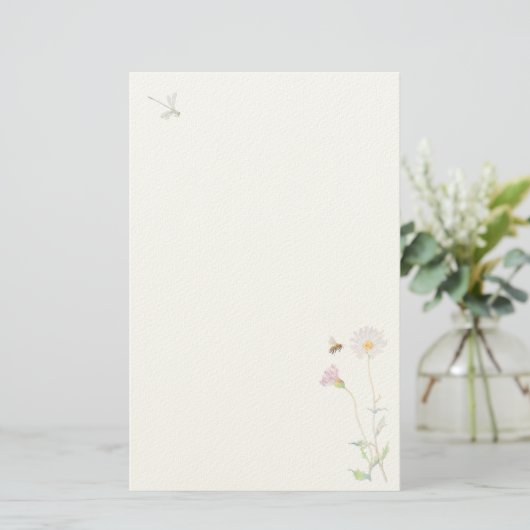 Garden of tiny Creatures Briefpapier (Staand voorkant)
