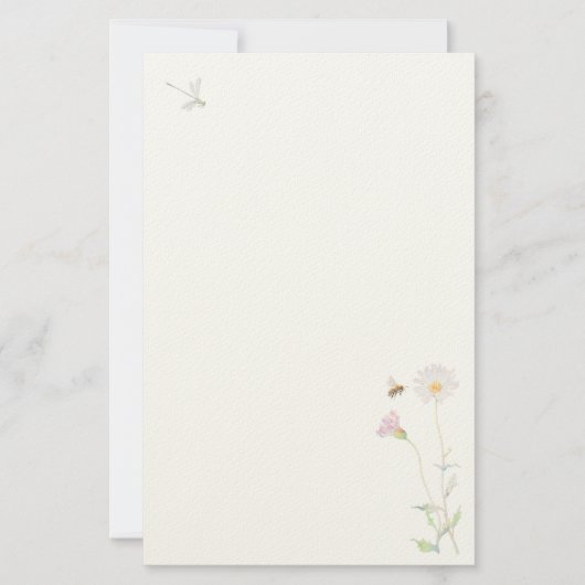 Garden of tiny Creatures Briefpapier (Voorkant)