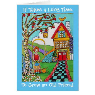 Garden Old Friends Whimsical Flowers Gardener Kaar