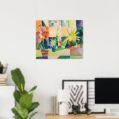 "Garden on Lake Thun" Art poster (Thuiskantoor)