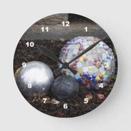 Garden Orbs Acrylic Wall Clock Ronde Klok