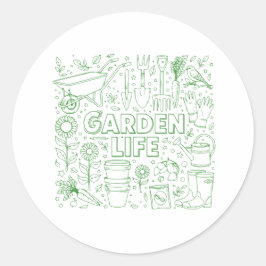Garden Pack Ronde Sticker
