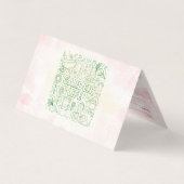 Garden Pack Visitekaartje (Achterkant)