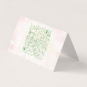 Garden Pack Visitekaartje (Voorkant)