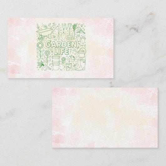 Garden Pack Visitekaartje (Voorkant / Achterkant)