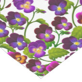 Garden Pansy Flowers Table Runner Korte Tafelloper (Hoek)
