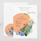 Garden-partij Kaart (Voorkant / Achterkant)