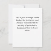 Garden Party Barbecue BBQ Uitnodiging (Achterkant)