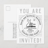 Garden Party Barbecue Briefkaart (Voorkant / Achterkant)