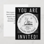 Garden Party Barbecue Invitation Kaart (Voorkant / Achterkant)