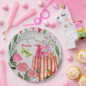 Garden Party Birthday Papieren Bordje (Feest)