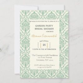  Garden Party Bridal Shower Kaart