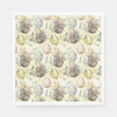 Garden Party Bunny Celebration Geel Servet (Voorkant)