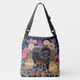 GARDEN PARTY CHOW - Designer crossbody of canvas t Crossbody Tas