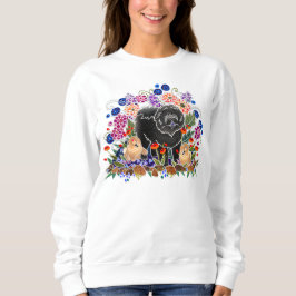 GARDEN PARTY CHOW Sweatshirt -best op donker/wit