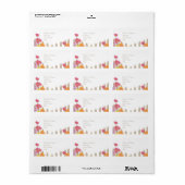 Garden Party Collectie Adres Etiket (Full Sheet)