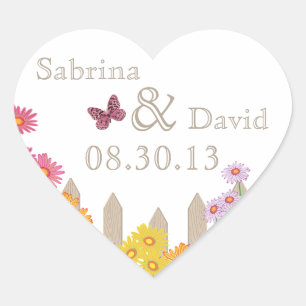 Garden Party Collectie Envelope Seal Hart Sticker