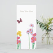 Garden Party Collectie Program Rack Kaart (Staand voorkant)