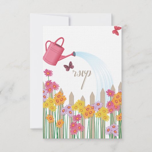 Garden Party Collectie RSVP Kaartje (Voorkant)