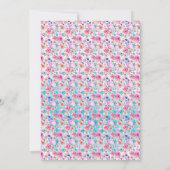 Garden Party Custom 50 and Fabulous 50th Birthday Kaart (Achterkant)