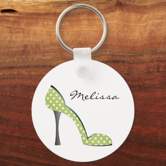 Garden Party Dot Shoe Sleutelhanger (Voorkant)