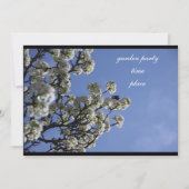 Garden Party Invite Kaart (Voorkant)