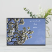 Garden Party Invite Kaart (Staand voorkant)