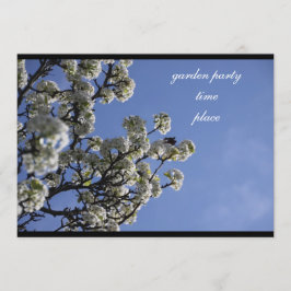 Garden Party Invite Kaart