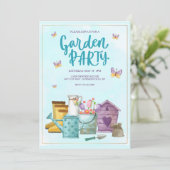 Garden Party Kaart (Staand voorkant)