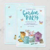 Garden Party Kaart (Voorkant / Achterkant)