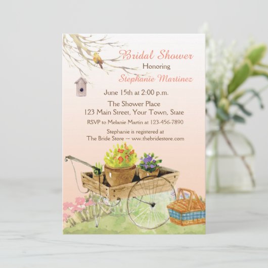 Garden Party Kaart (Staand voorkant)