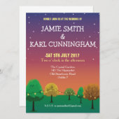 Garden Party Kaart (Voorkant / Achterkant)