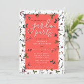 Garden Party Kaart (Staand voorkant)