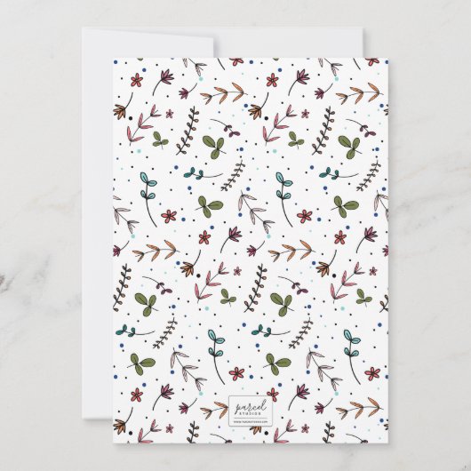 Garden Party Kaart (Achterkant)