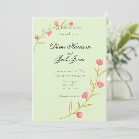 Garden Party Kaart (Staand voorkant)