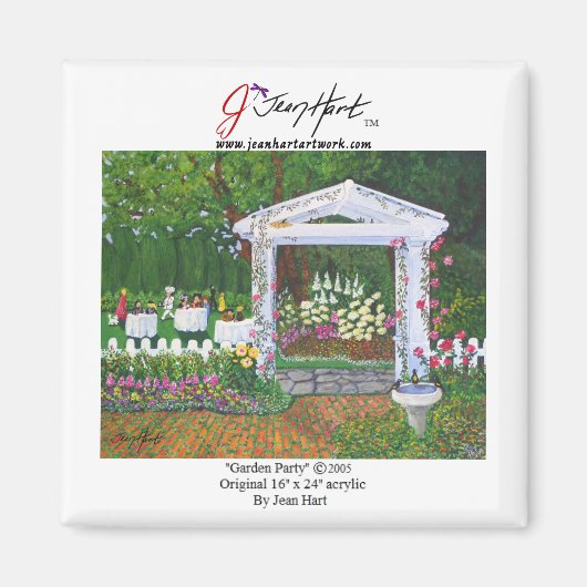 Garden Party Magneet (Voorkant)