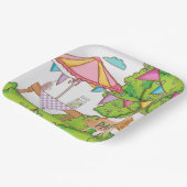 Garden Party Paper Plate Papieren Bordje (Gebogen)