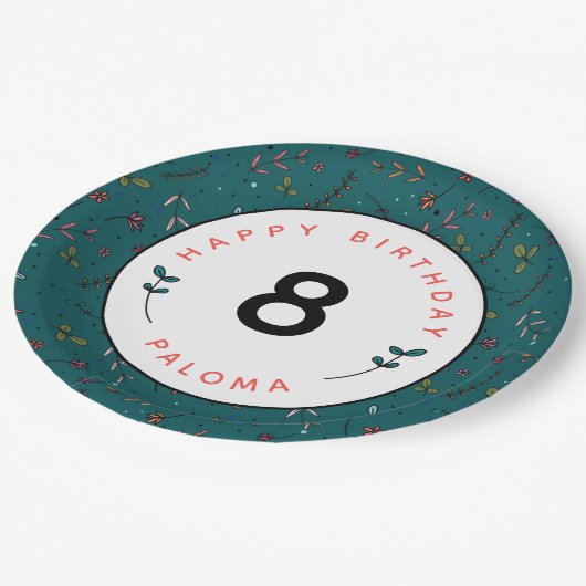 Garden Party Papieren Bordje (Gekanteld)