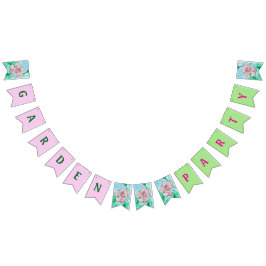 Garden Party Pink Peony Vlaggetjes