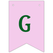 Garden Party Pink Peony Vlaggetjes (Tweede vlag)