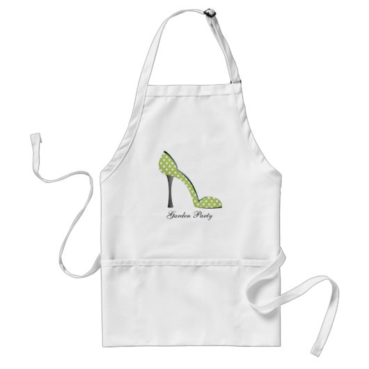 Garden Party Shoe Standaard Schort (Voorkant)