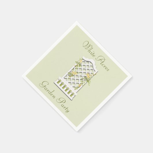 Garden Party Summer Soiree Paper Napkins Servet (Hoek)